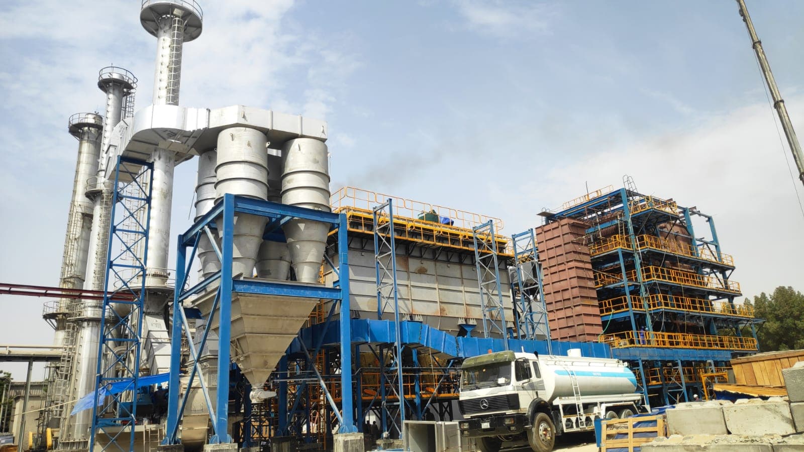 Industrial facility and manufacturing equipment